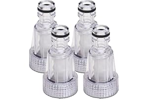 BOPRKTM 4pcs Filtro para Lavadoras a Presión Filtro de Agua para Lavadora a Filtro de Agua para Hidrolimpiadoras Filtro de Lavadora a Presión para Bomba de Jardín de Autocaravana de Limpiador