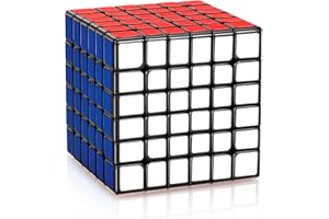 ESSALOO 6x6 Speed Cube, Cubo Magico Professionale 6x6x6 Nero, 3D Twist Brain Puzzle Game SpeedCube, Riempimento di Calze per Ragazzi e Ragazze