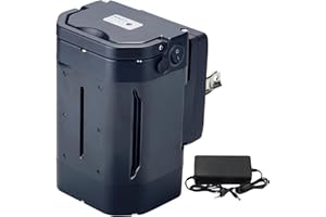 ZUIRUNDA Batteria e-bike 36V 12Ah di ricambio per Ansmann, Heinzmann, PortaHK per 200W 250W 350W 500W motore bici con caricabatterie, Safe Lock (36V 12Ah)