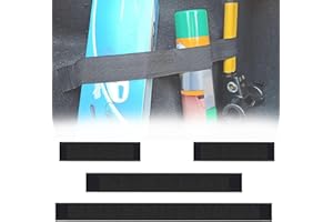 KSJEHW 4 Pezzi Set di Quattro Strisce in per Auto, Organizer per Bagagliaio, Resistente Nero Impermeabile per Il Fissaggio di Oggetti trasportati(Nero, 3 Taglie)