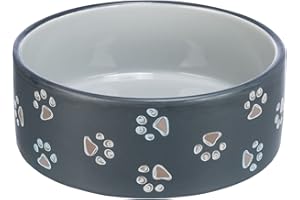 Trixie 24775 Jimmy ceramic bowl, random color selection, various, 1 piece (pack of 1),15 cm