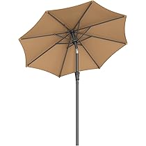 SONGMICS Ombrellone da Esterno per Terrazza, Ombrellone da Spiaggia