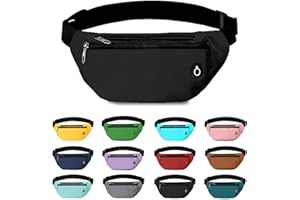 Rosoz Bauchtasche, Gürteltasche Damen Bauchtasche Herren Geschenke Sport Hüfttaschen für Outdoor Reise Laufen Fahrrad