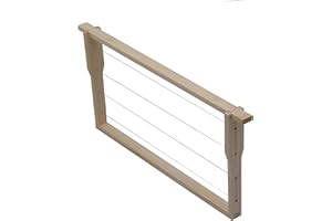 BIENENWAGNER 20x Rähmchen Zander Hoffmannseiten geöst und gedrahtet Hoffman Liebig Beute