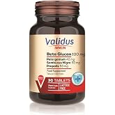 Validus Immun Beta Glucan Sambucus Nigra + Pelargonium + Echinacea + Curcumin + Propolis 30 Tablets