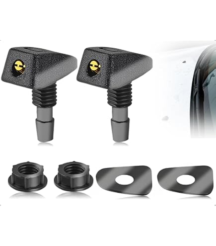 Boquillas Lavaparabrisas Universales XUKEY - Montaje En Brazo 12mm, Pulverizador Chorro Para Coche O Furgoneta