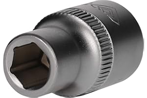 BRILLIANT TOOLS BT022801 Llave de vaso hexagonal de 1/2", 10 mm [Powered by KS TOOLS]