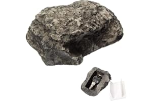 BCBF 1 PCS fausse pierre pour cacher une clé de rechange Pierre avec compartiment secret Ressemble à une véritable pierre Cachez votre clé de rechange dans la pierre à l'extérieur coffre clef