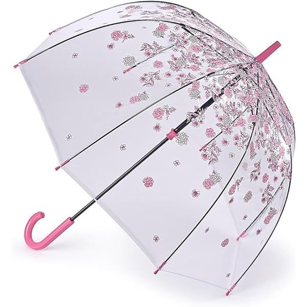 Fulton Birdcage 2 Hippie Scatter Print Umbrella, 92 x 11 x 4 cm; 540 Grams, Transparent, Schirmdurchmesser: ca. 84 cm, Single : Buy Online at Best Price in KSA - Souq is now