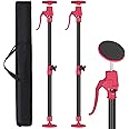 Hocamel Cabinet Jacks for Installing Cabinets, Adjustable Support Pole 19.7" to 45.3" Premium Steel Support Rod, 3rd Hand Support System for Drywall Jack& Cargo Bars, 265 LB Capacity, 2 PCS