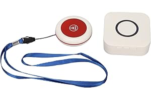 ZUNATE Opiekun Pager Bezprzewodowy System Wezwania Pielęgniarki Bezprzewodowy Przycisk Wezwania Alarmowego Ponad 900 Stóp dla Seniorów Starszy Pacjent Szpital Domowy w Nagłych Wypadkach