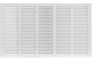 GENERIC Kratka wentylacyjna, 500 x 300 mm, biała, kratka wentylacyjna, siatka metalowa