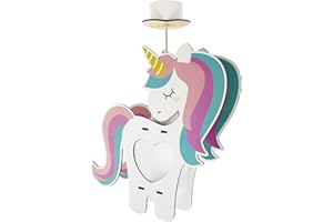Dalber Lustre Chambre Lampe Suspension Enfand Licorne