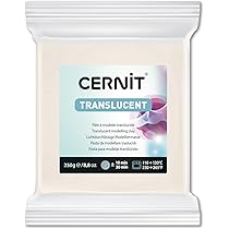 Cernit Modelliermasse Opaline 250g - Polymer Clay Ofenhärtend Halb Transluzent