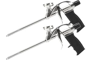 APTTOOL Pistola Poliuretano 2 Piezas, Tarea Pesada Pistola de Espuma de Poliuretano con Espray de Espuma de Mayor Rendimiento, Ideal para Contratistas, Bricolaje, Calafateo, Relleno, Sellado