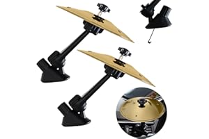 AARTNER ACESOME Car Crash Cymbal, Car Crash Cymbal, Car Vent Car Drum Vent, More Driving Fun for You, for Drummers, Music Lovers, Driving Entertainment (Gold, Pack of 2)