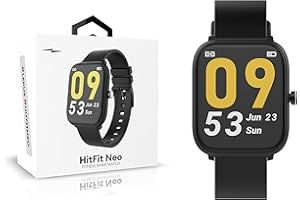 LEKUS HitFit Neo - Smartwatch para Hacer Deporte (Negro)