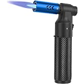 CTDMJ&reg; Butane Cooking Torch, Butane Torch Refillable Portable Adjustable Mini Torch Torch for Camping, Baking, Culinary Weldi
