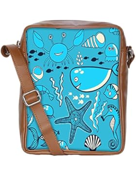 Snoogg , Damen Umhängetasche mehrfarbig multi