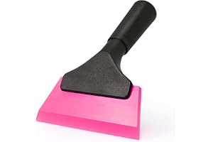 Ehdis Gummiskrapa liten gummiskrapa, skrapa, fönsterskrapa för fönster, duschskrapa för bil, fönster, dusch, dörr, glas, 12,7 cm (5 tum)