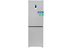 GEDTECH Frigorifero combinato GCB409NFIX congelatore basso 409L (267L + 142L) - No Frost (No Frost) - Inox