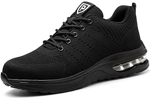 MITUDIDI Obuwie Ochronne S3 Dla Mężczyzn i Kobiet Ze Stalowym Noskiem Buty Robocze Buty Sportowe Lekkie Oddychające na Lato Buty Trekkingowe