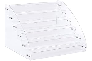 Delsen 6 Schichten Nagellack Aufbewahrung,Acryl Nagellack Organizer Halter Nagellack Regal Display Rack für Lippenstift,Parfüm,Kosmetik,ätherische Öle, Hautpflege