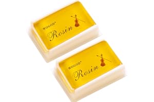 Wogod Naturel Colophane pour violon Violoncelle et Viola fait à la main. 2Pack 601 Rosin