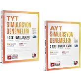 3D Yayınları TYT 4 L&uuml; Sim&uuml;lasyon Genel Deneme ve Ayt Sayısal 3 L&uuml; Genel Deneme Seti Bol Hediyeli