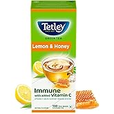 Tetley Green Tea, Lemon and Honey, 100 Tea Bags