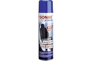SONAX Xtreme Detergente per Tessuti + Alcantara, Pulisce a Fondo e Delicatamente Tutti i Tessuti degli interni d’Auto, anche in Alcantara, 400 ml, Articolo Numero 02063000-280