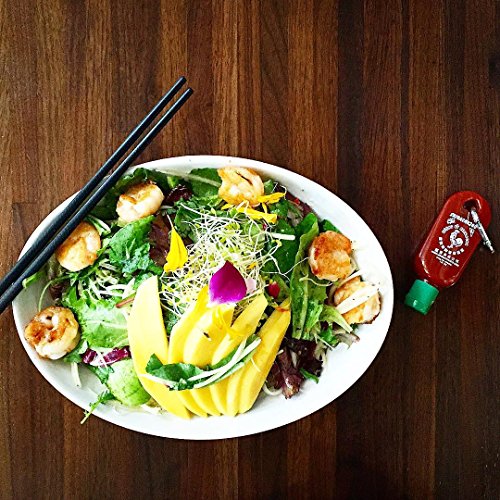 Sriracha2go Combo-Pack: 50ml, Sriracha2go + 30ml Mini-s2g. Huy Fong Lizenzprodukt Mini Sriracha-Schlüsselanhänger/Schlüsselring-Flasche (Versand leer) - 6