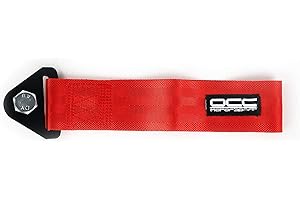OCC MOTOR SPORT OCCRC013 RED TOW STRAP, 250 mm x 50 mm
