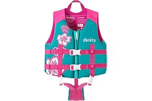 Zeraty Kids Swim Vest Giubbotto salvagente per Bambini con cinghie di sicurezza regolabili età 1-9 Anni / 22-50 lbs