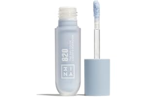 3INA MAKEUP - The 24H Color Liquid Eyeshadow 820 - Blu ghiaccio - Ombretto Liquido Blu ghiaccio 24H a Lunga Tenuta Waterproof - Formula Leggera Morbida e Cremosa - Vegan - Cruelty Free
