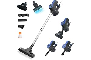 Akitas S12 Turbo odkurzacz przewodowy 2 w 1 ręczny kij z niemiecką głowicą Wessel Werk + głowica turbo dla zwierząt domowych lekka waga