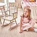 Fantasy Fields by Teamson Crackled Rose Childrens Rocking Chair Wooden Rocker Seat W-5686G