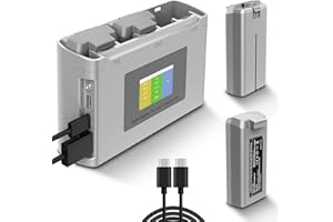 Homesuit Mini 2 akumulatory z wyświetlaczem cyfrowym, stacja ładująca, kompatybilna z DJI Mini 4K, 2 SE, SE, 2400 mAh, zamiennik akumulatora DJI Mini 2 SE (maks. 31 minut)