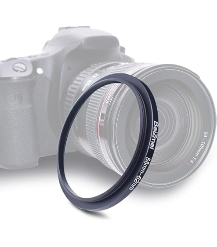 Bague Adaptateur 52mm Vers 62mm - Objectif Photo Métal | Step-Up Toutes Marques