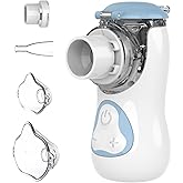 FEELLIFE Aerosol Portatile Silenzioso, Macchina Aerosol Adulti e Bambini, Nebulizzatore Aerosol Mesh Velocità di Nebulizzazio
