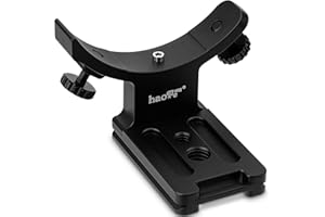 Haoge LMR-XF140 Objektivkragen Ersatzfuß Stativhalterung Ring für Fujifilm Fuji Fujinon XF 100-400mm F4.5-5.6 R LM OIS WR XF100-400mmF4.5-5.6 Objektiv integrierte Arca Swiss Typ Schnellwechselplatte