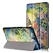 Produktbild Skytar Tasche für Tab S3 9.7 LTE,Samsung Tab S3 T825N Hülle - PU Leder Flip Cover Smart Case Stand Schutzhülle für Samsung Galaxy Tab S3 9.7 (Wi-Fi SM-T820 / LTE SM-T825) 9,68 Zoll Tablet Tasche Hülle ,Mädchen des Meeres