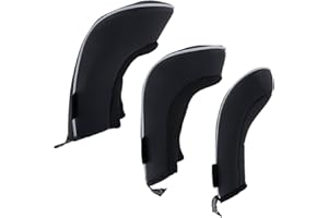 Protekt Leatherette Golf Club Headcovers, Driver, Fairway, hybrid or rescue Wood