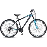 &Uuml;mit Bicycle 2765 MIRAGE MEN'S MOUNTAIN BIKE 27.5 RIMS 18" V BRAKE RIM 21 VISES BLACK BLUE (GREENWAY BIKE)