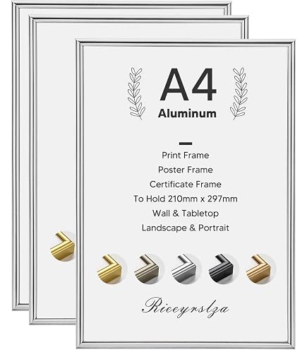 Bilderrahmen DIN A3 29,7x42 cm Elegance Kunststoffrahmen