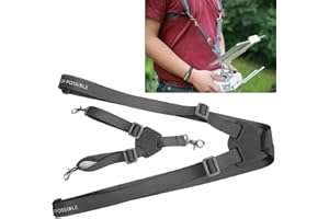 Taoric Sangle du récepteur Sangle d'épaule Type de prévention de Chute réglable pour Phantom 3/4/4 Pro, etc. Strahook Compatible avec DJI 2,5 cm de Large Accessoire pour Drone