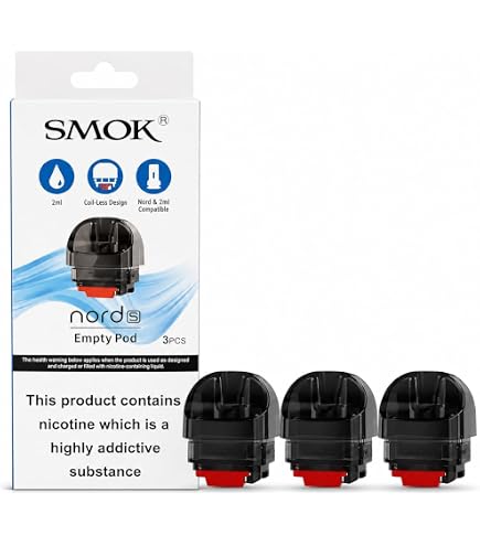 SMOK Nord GT Pod 5 ml Pack of 3pcs Replacement Pods for Smoktech Nord GT Kit  -Sans nicotine : Amazon.fr: High-Tech