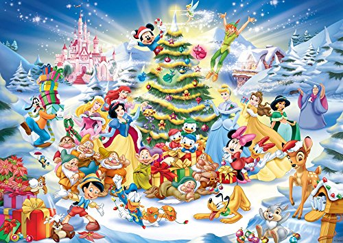 Imagen principal de Ravensburger Disney Christmas Eve - Puzle (1000 piezas), diseño de árbol de Navidad