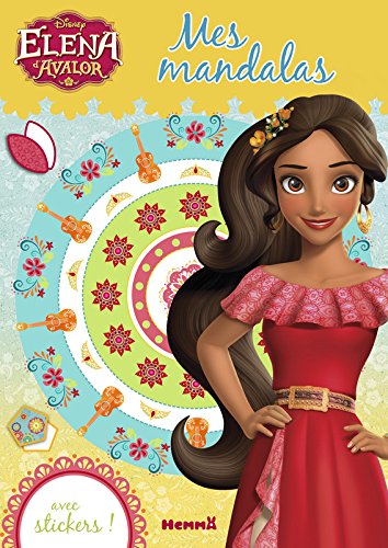 Book's Cover of Disney Princesses - Elena d'Avalor - Mes mandalas avec gommettes