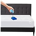 Mattress Protector 100% Waterproof Premium Cotton Feel Mattress Protector Single Size 78x36 Inch|Ultra Soft Breathable & Hypoallergenic Fitted Bed Protector Terry Cover(6.5x3 feet, White)